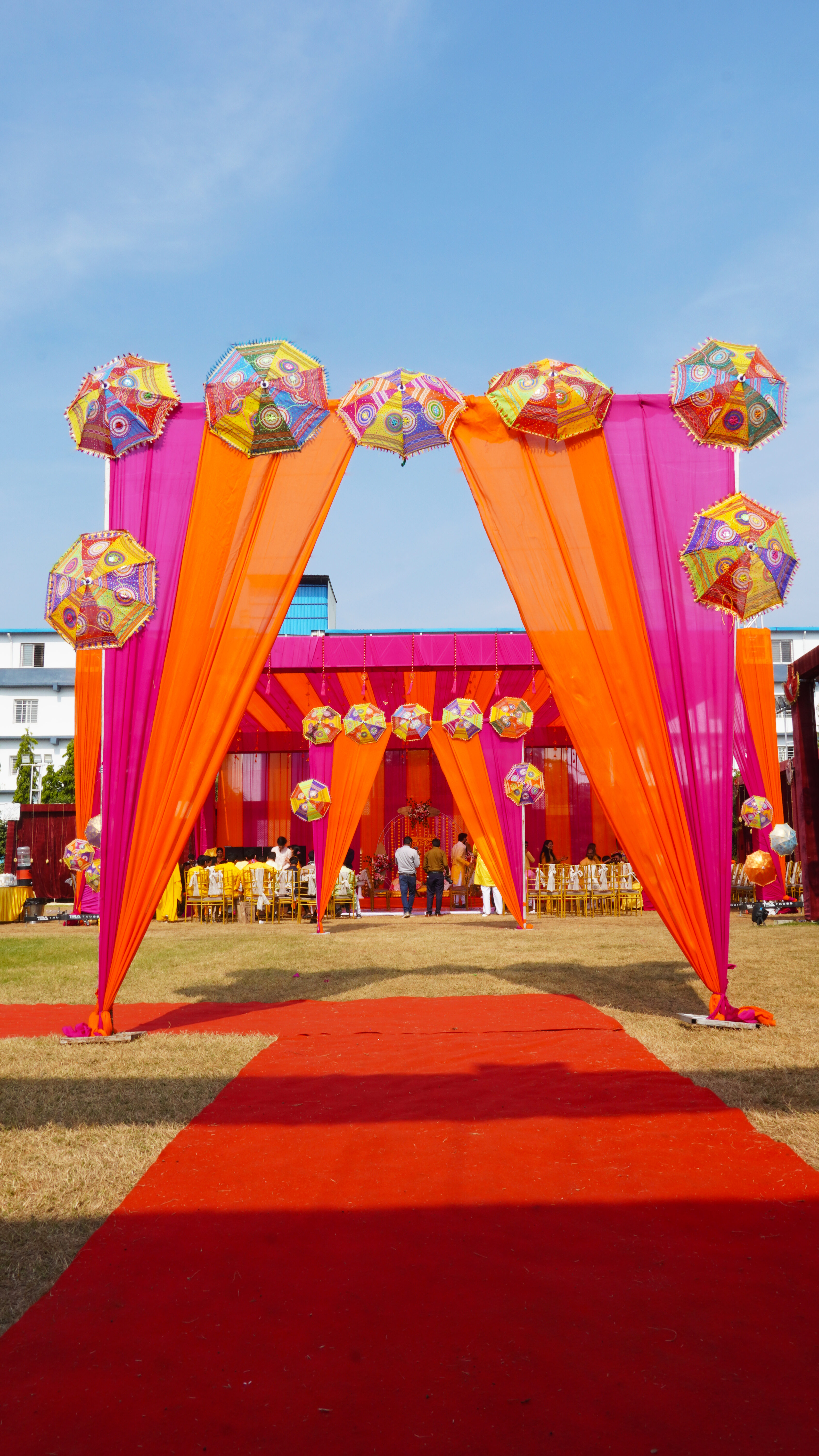 Haldi ceremony at Hotel Yashoda Privilege, Bhopal
